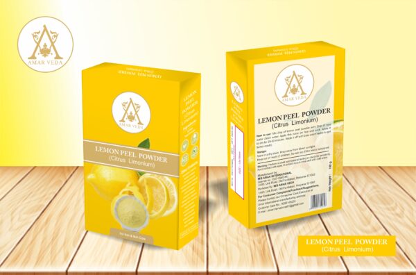 Amar Veda Lemon Peel Powder Face Cleanser for Skin Whitening