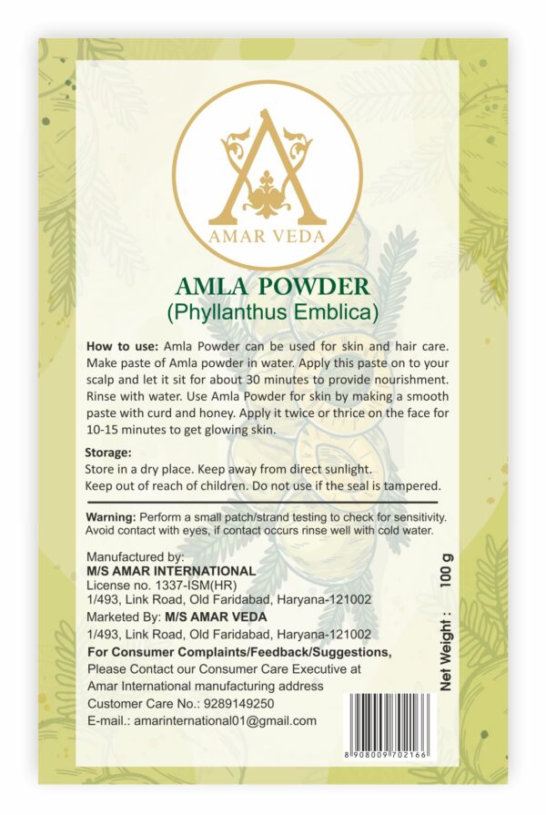 Amar Veda Amla Powder