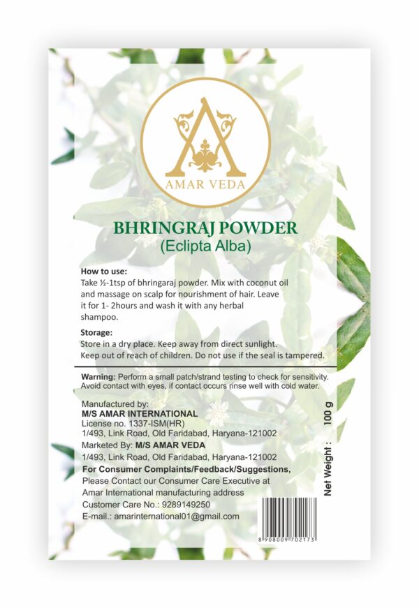 Amar Veda Bhringraj Powder