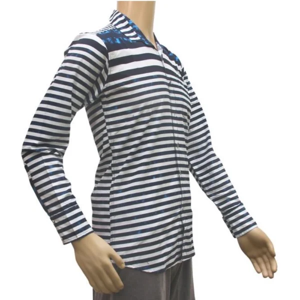 Mens Cotton Casual Men Shirts (Blue, White, XS)
