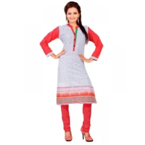 Women's Cotton Kurtis (Red, L)