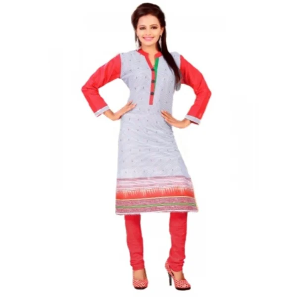 Women's Cotton Kurtis (Red, L)