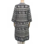Women's Rayon Kurtis (Black, White, M)