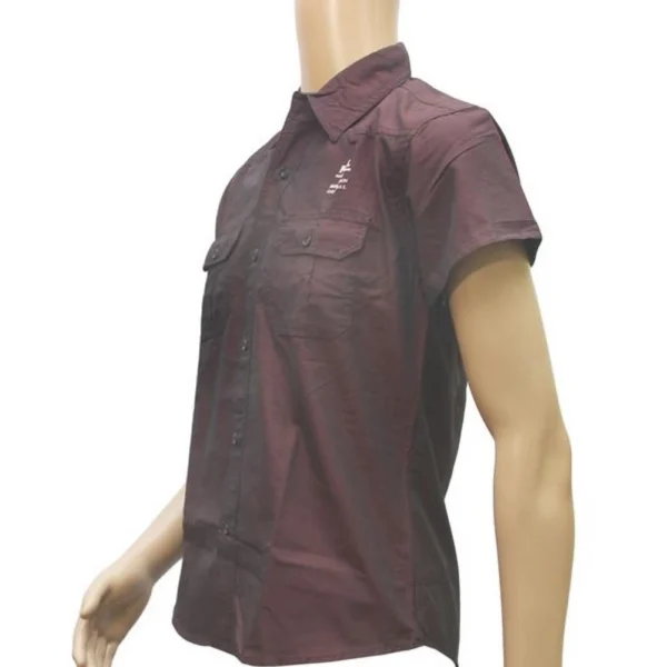 Mens Poly Casual Men Shirts (Brown, M)