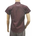 Mens Poly Casual Men Shirts (Brown, M)