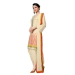 Women's Jam Cotton Unstitched Salwar-Suit Material With Dupatta (Snadel, 2-2.5mtrs)