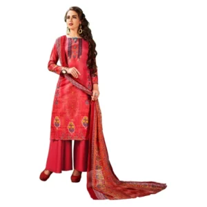 Women's Cotton Unstitched Salwar-Suit Material With Dupatta (Multi, 2-2.5mtrs)