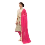 Women's Cotton Unstitched Salwar-Suit Material With Dupatta (Multi, 2-2.5mtrs)