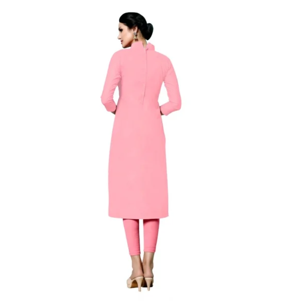 Women's Jam Cotton Unstitched Salwar-Suit Material With Dupatta (Pink, 2-2.5mtrs)