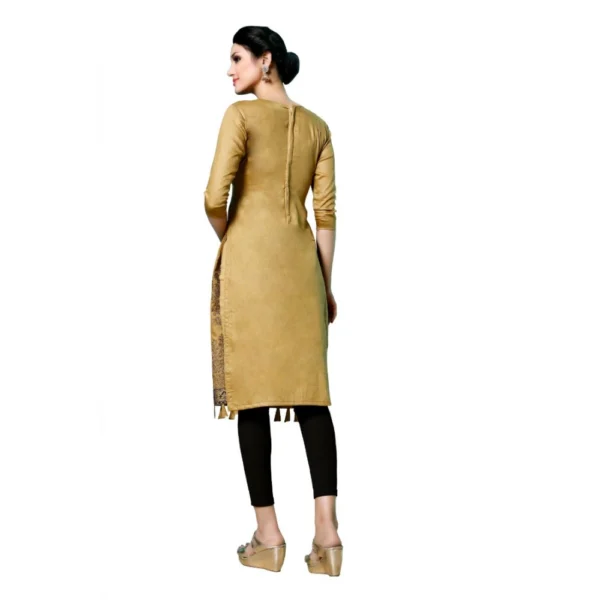 Women's Jam Cotton Unstitched Salwar-Suit Material With Dupatta (Mustrad, 2-2.5mtrs)