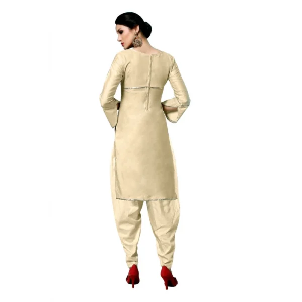 Women's Jam Cotton Unstitched Salwar-Suit Material With Dupatta (Snadel, 2-2.5mtrs)