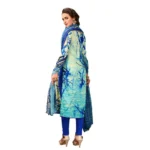Women's Cotton Unstitched Salwar-Suit Material With Dupatta (Multi, 2-2.5mtrs)