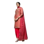 Women's Cotton Unstitched Salwar-Suit Material With Dupatta (Pige , 2-2.5mtrs)