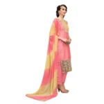 Women's Cotton Unstitched Salwar-Suit Material With Dupatta (Pige , 2-2.5mtrs)