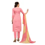 Women's Cotton Unstitched Salwar-Suit Material With Dupatta (Pige , 2-2.5mtrs)