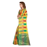 Women's Banarasi silk Saree with Blouse (Multi, 5-6 Mtrs)