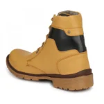 Men Brown Color Leatherette Material Casual Long Boots