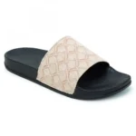 Women Beige Color Synthetic Material Casual Sliders