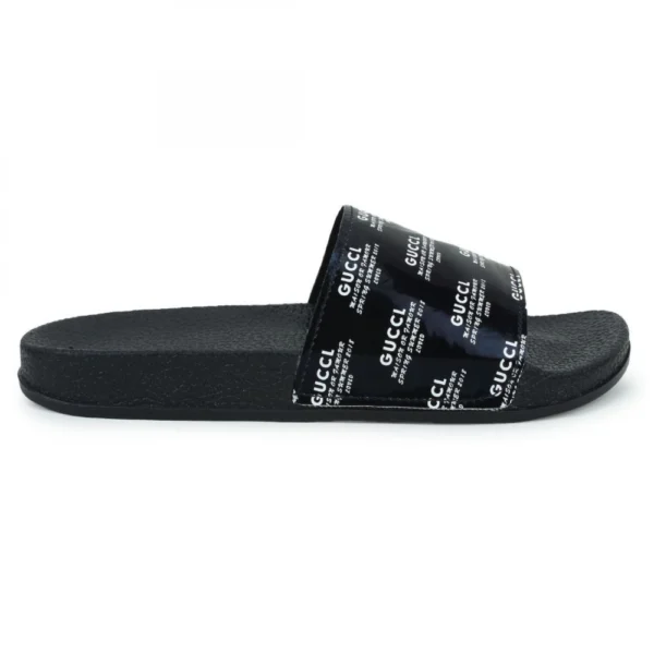 Women Black Color Synthetic Material Casual Sliders