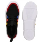 Men Black Color Canvas Material Casual Sneakers