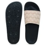 Women Beige Color Synthetic Material Casual Sliders