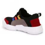 Men Black Color Canvas Material Casual Sneakers