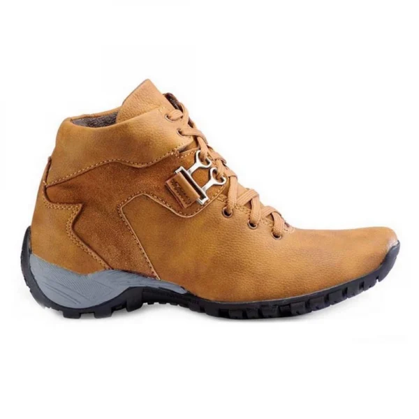 Men Tan Brown Color Synthetic Material Casual Boots