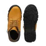 Men Brown Color Leatherette Material Casual Long Boots