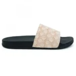 Women Beige Color Synthetic Material Casual Sliders