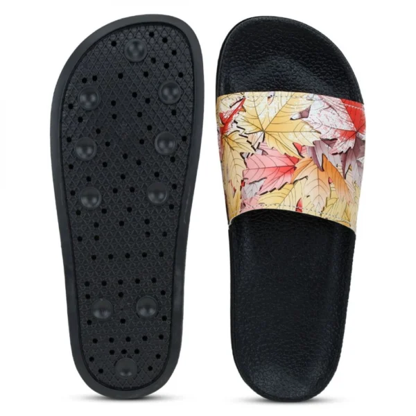 Women Multicolor Color Synthetic Material Casual Sliders
