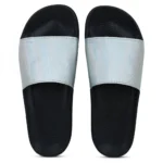 Women Silver Color Synthetic Material Casual Sliders