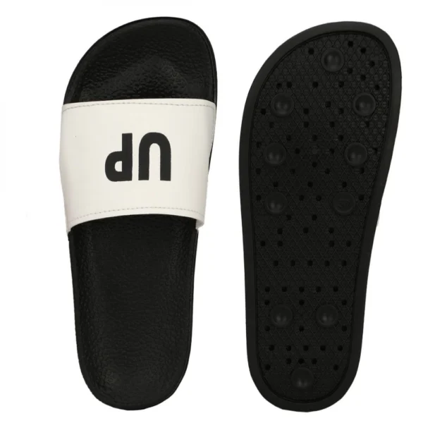 Women White Color Synthetic Material Casual Sliders