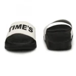 Women White Color Synthetic Material Casual Sliders
