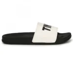 Women White Color Synthetic Material Casual Sliders
