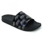 Women Black Color Synthetic Material Casual Sliders