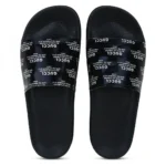 Women Black Color Synthetic Material Casual Sliders