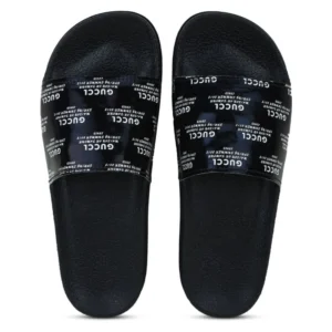Women Black Color Synthetic Material Casual Sliders