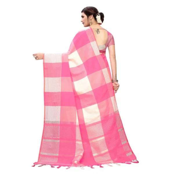 Women's Cotton Saree (Multi, 5-6 Mtrs)