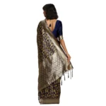 Women's Banarasi silk Saree with Blouse (Multi, 5-6mtr)