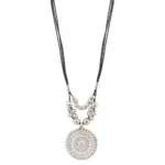 Andaaz Afghani Designer Turkish Style Vintage Oxidised German Silver Necklace