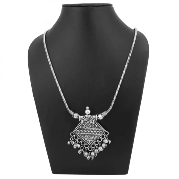 Designer Chain Oxidized German Silver Necklace