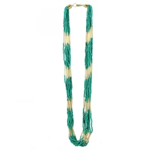 Designer Green Stylish Beads Necklace