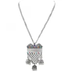 Afghani Designer Turkish Style Vintage Oxidised German Silver Tribal Necklace Pandeant Antique Jewellery Boho Gypsy