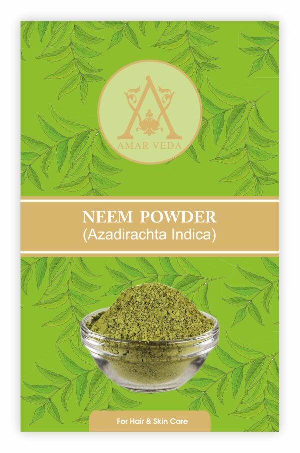 Amar Veda Neem Powder, Azadirachta Indica ,100% Natural ,Natural Moisturiser, Helps with Acne