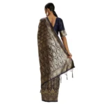 Women's Banarasi Silk Saree (Neavy blue, 5-6mtrs)