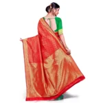 Women's Banarasi Silk Saree (Multi, 5-6mtrs)