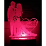 Just Married Couple AC Adapter Night Lamp