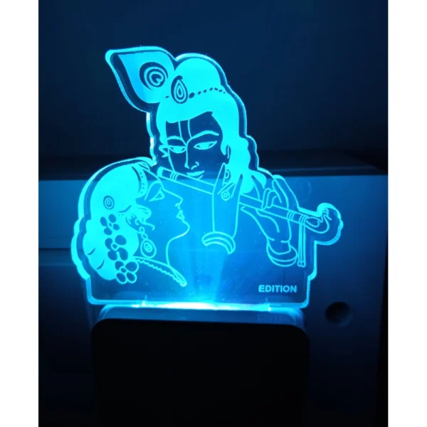 Generic Classic Radha Krishna AC Adapter Night Lamp