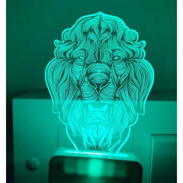 Big Lion AC Adapter Night Lamp