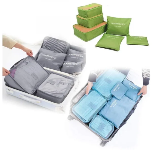 Generic Cloth Organizer Pouch Laundry Zipper Bags (6 pcs)